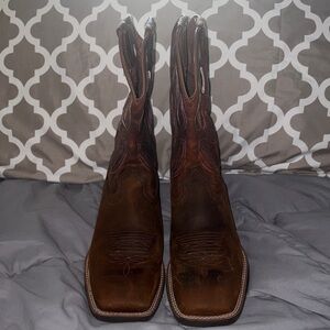 Justin Boots Brown Leather Men's Boots